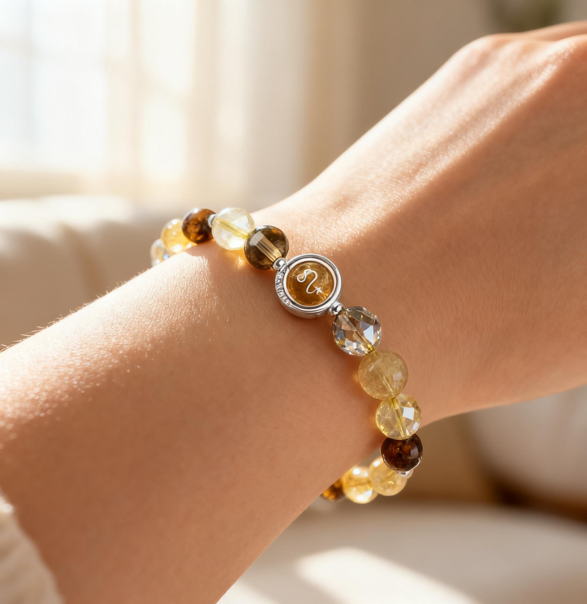 Leo - 12 Zodiac Crystal Bracelet