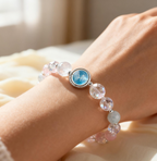 Pisces - 12 Zodiac Crystal Bracelet