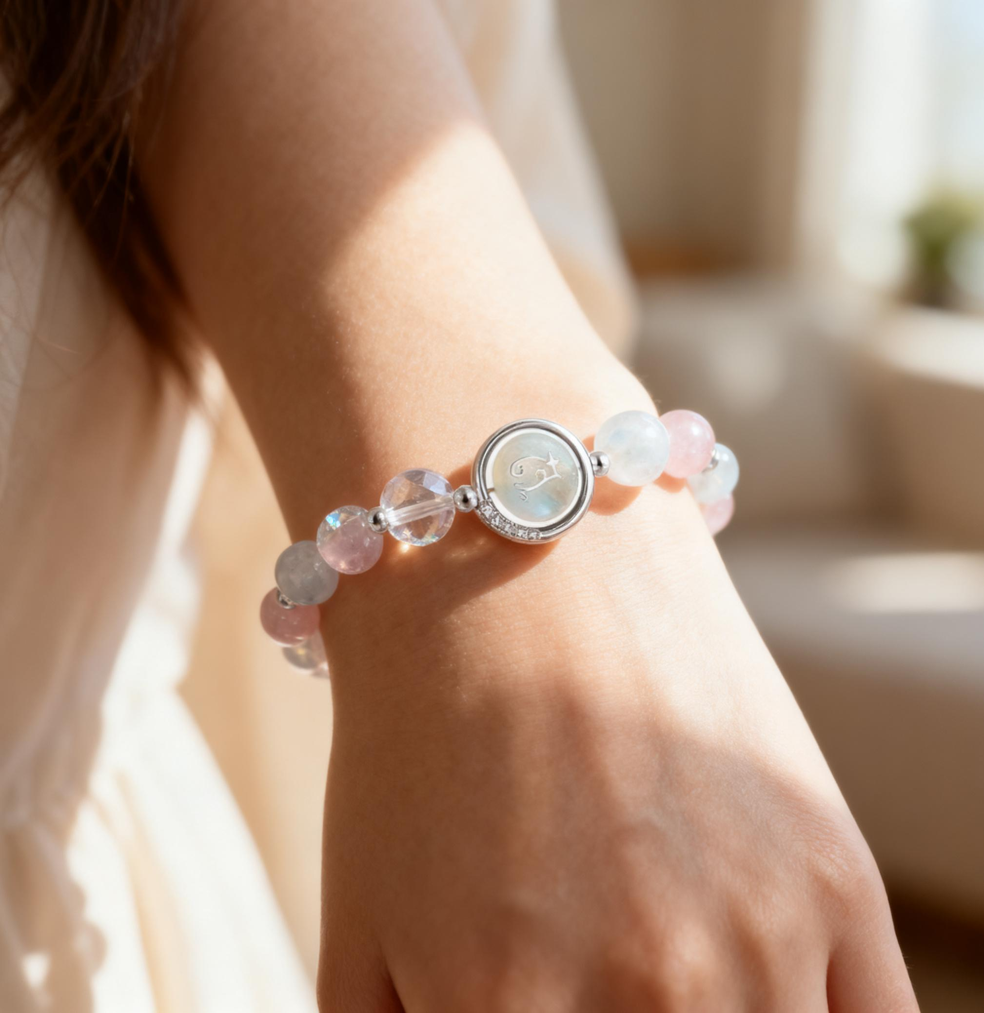 Cancer-12 Constellations Crystal Bracelet