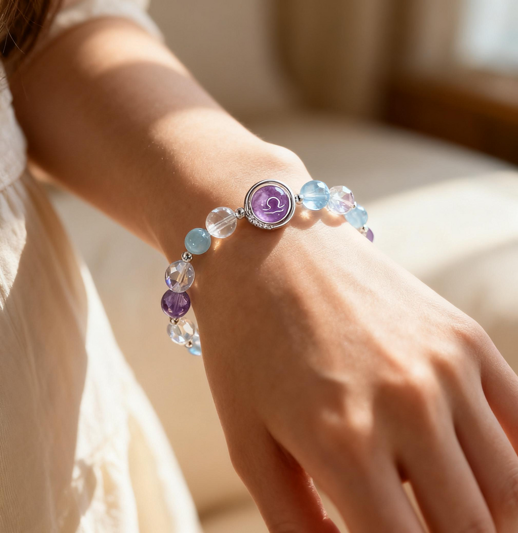 Libra - 12 Zodiac Crystal Bracelet