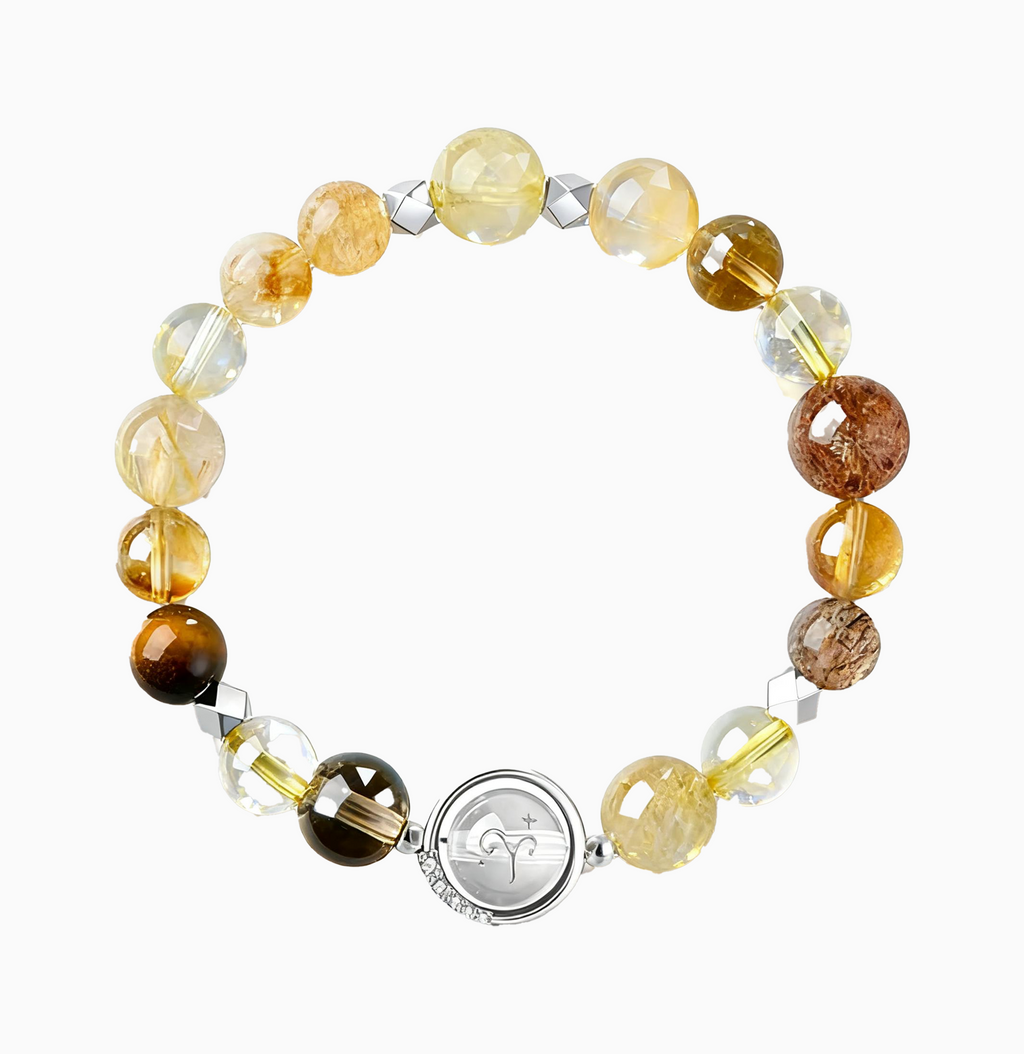 Aries - 12 Zodiac Crystal Bracelet